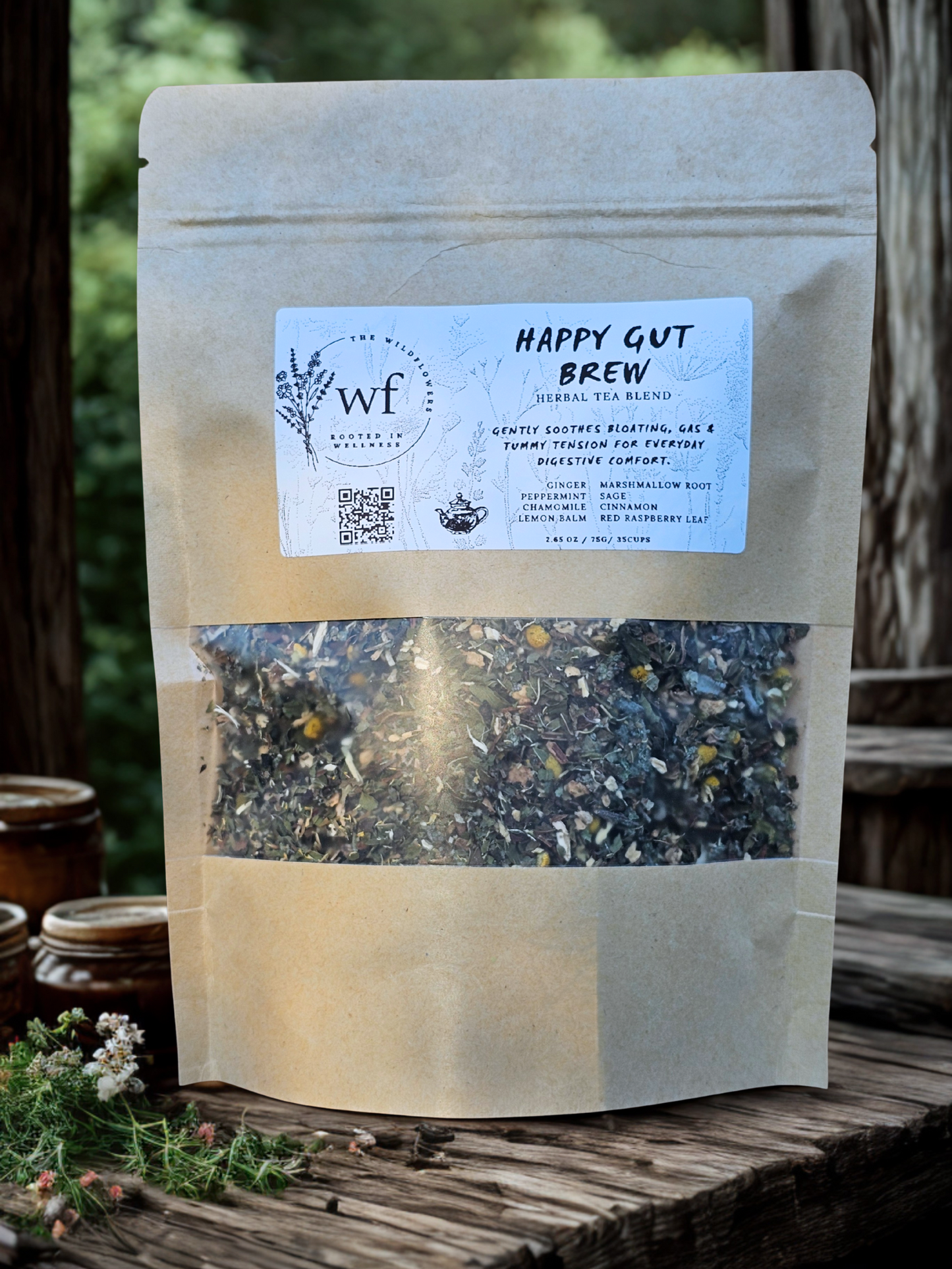 Happy Gut Brew (Digestive Support Tea)